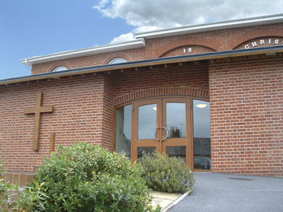 Christ Church Woodbury. The building was completely refurbished in 2001.